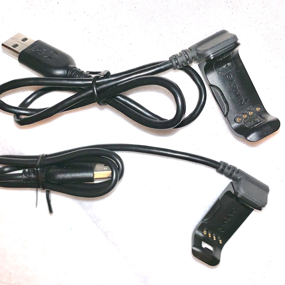 Two Garmin Vivoactive HR chargers - Gently Used
